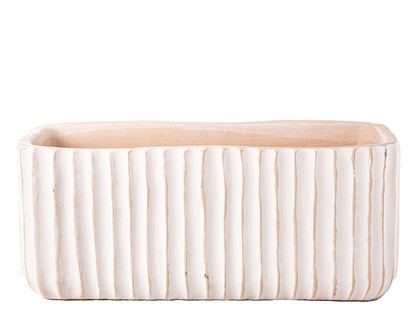 Callan Rectangular Column Design Cement Planter