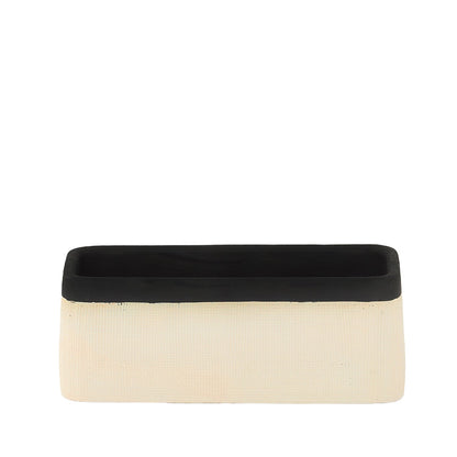 Bravine Rectangular Cement Pot