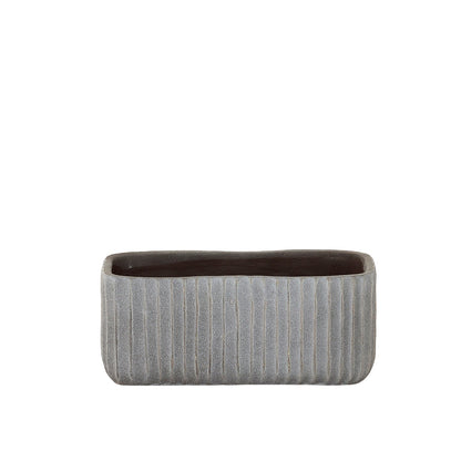 Rienza Cement Rectangle Pot