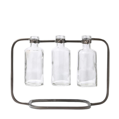 Edith Metal Clustered Hanging Bud Vase