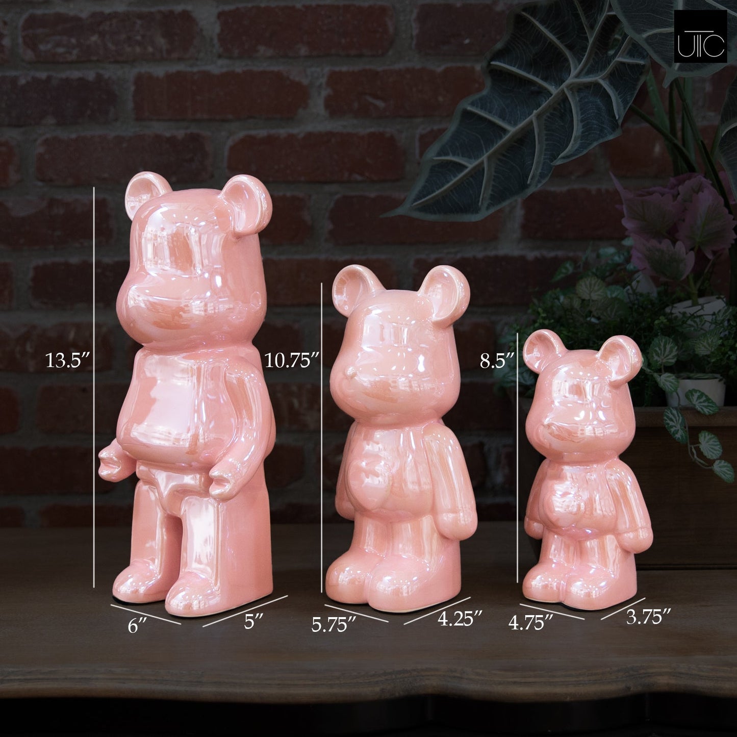 Brunno Ceramic Bear Figurine