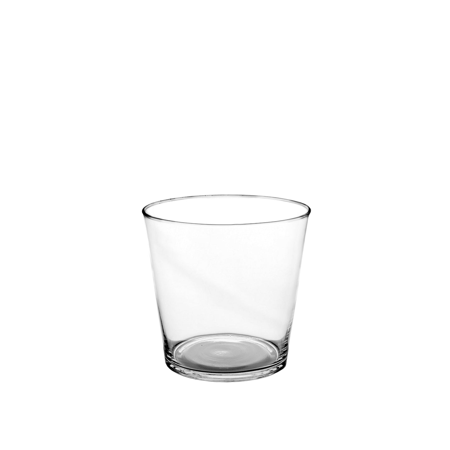 Glass Vase Eye-V shape-Urban Trends Collection-Clear-Small-Urban Trends Collection