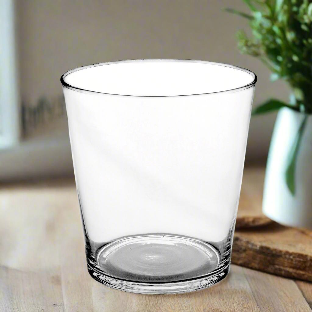 Briony Clear Glass Angular Cube Vase