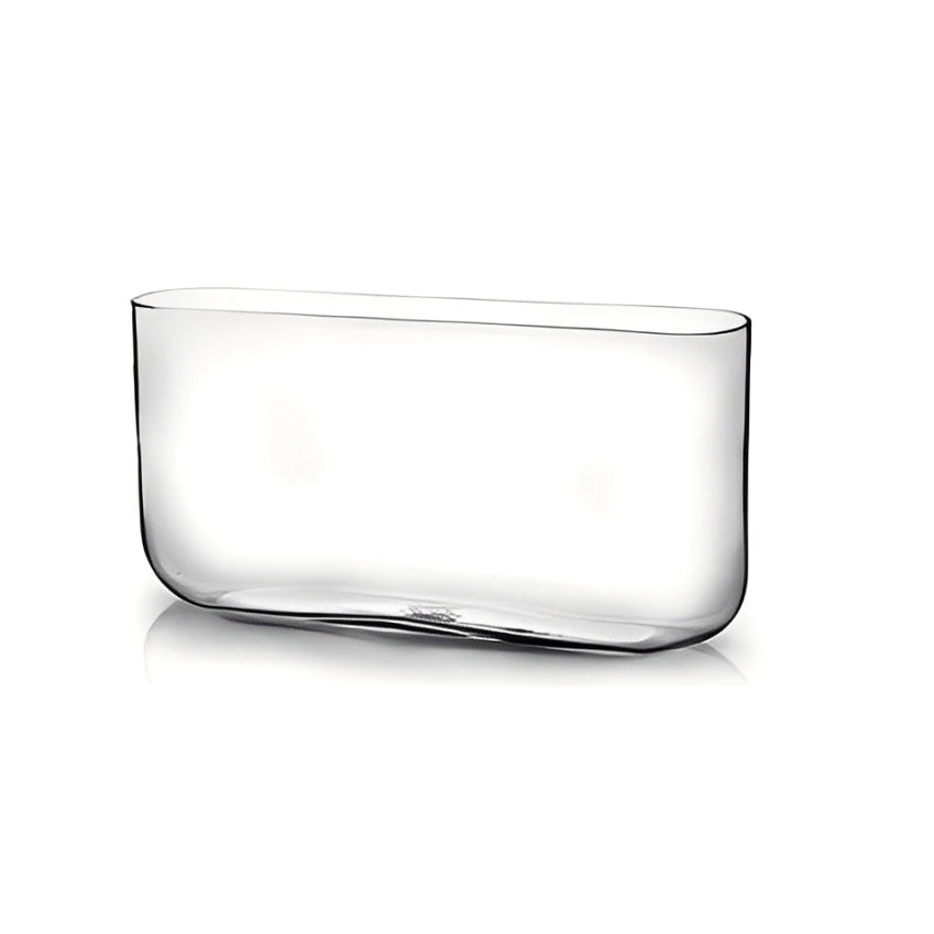 Orina Oval Clear Glass Vase