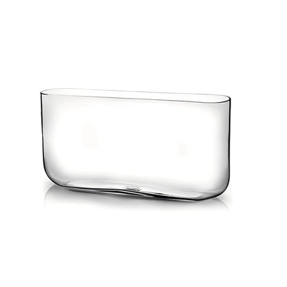 Orina Oval Clear Glass Vase