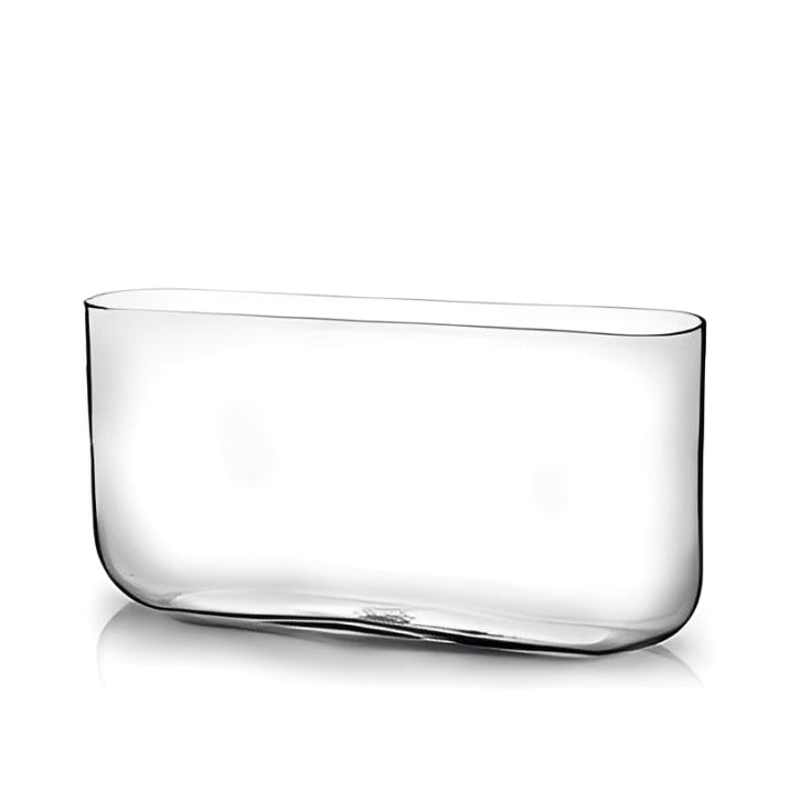 Orina Oval Clear Glass Vase