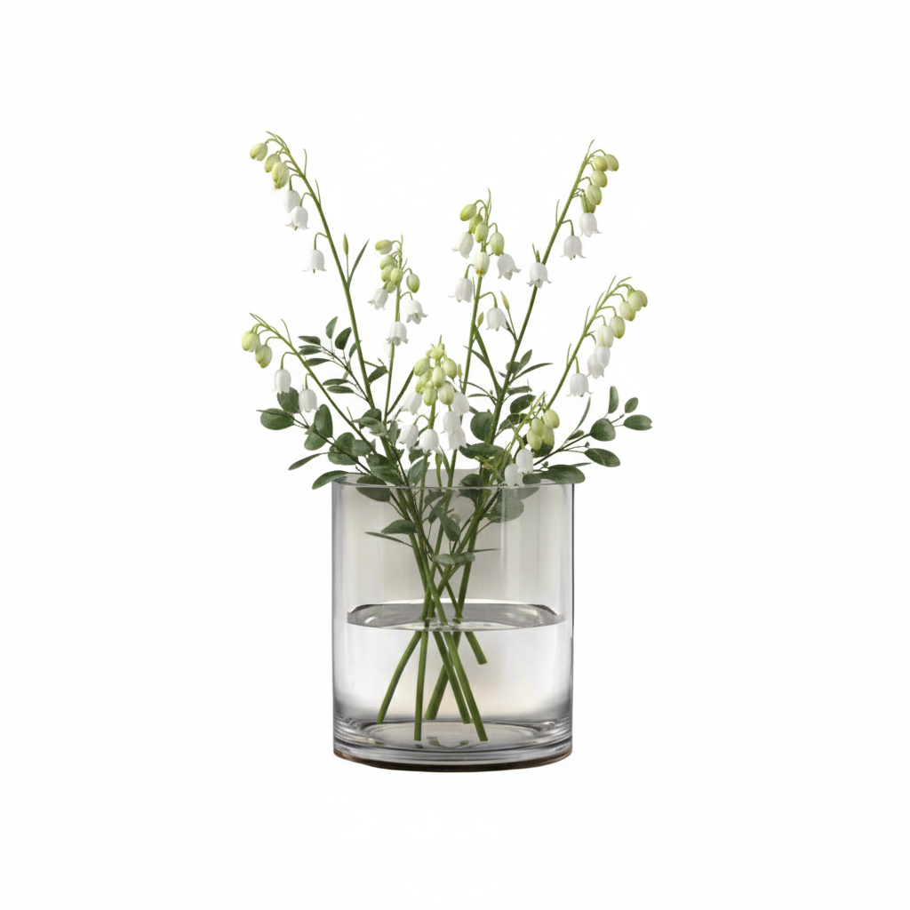 Jace Clear Glass Cylinder Vase