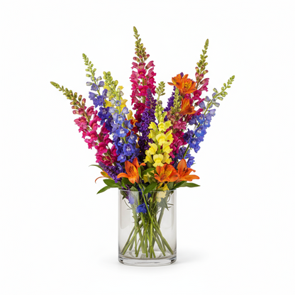 Jace Clear Glass Cylinder Vase