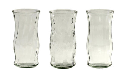 Quara Classic Machine Made Glass Vase – Set of 3