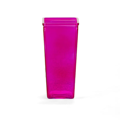 Billie Tapered Square Glass Vase