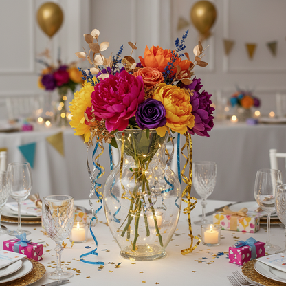 Pavia Ginger Glass Vase