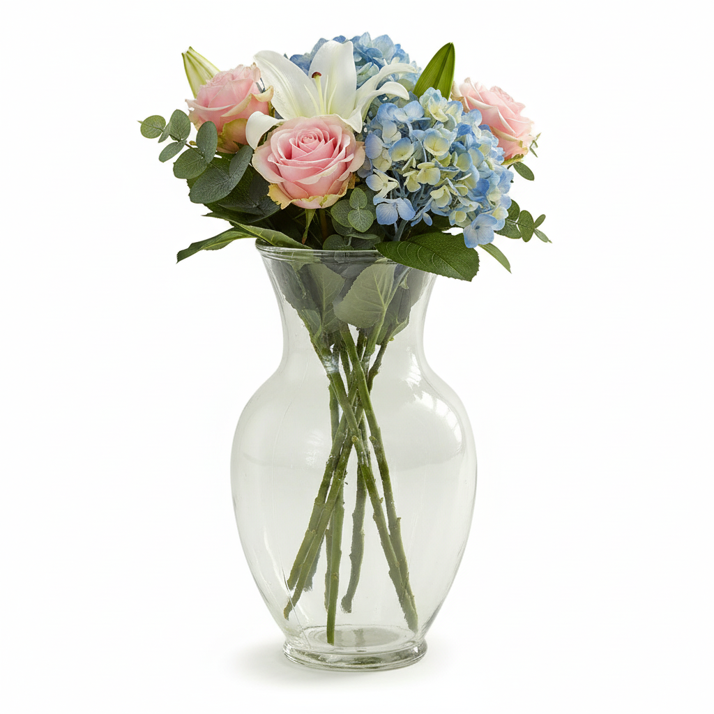 Pavia Ginger Glass Vase