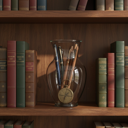 Pavia Ginger Glass Vase