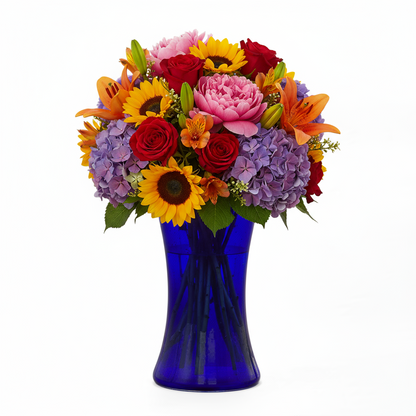 Lyra Elegant Glass Vase