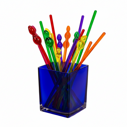 Lizze Clear Glass Cube Vase