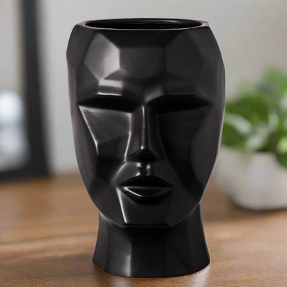 Mavrik Pixelated Head Ceramic Pot
