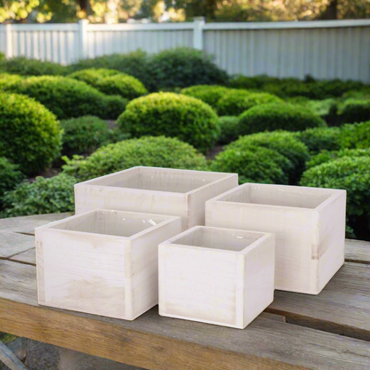 Oryden Wooden Planter Set (Set of 4)