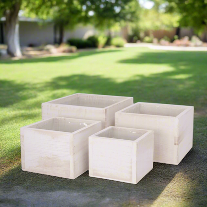 Oryden Wooden Planter Set (Set of 4)