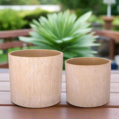 Zerra Terracotta Planter Set (Set of 2)
