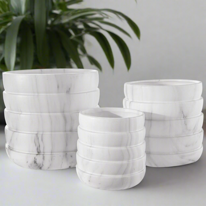 Celine Ceramic Round Planter Set (Set of 3)