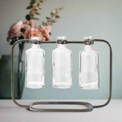 Edith Metal Clustered Hanging Bud Vase