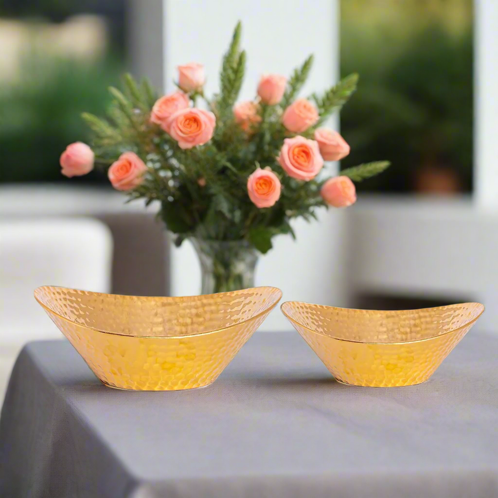Reva Ceramic Oval Vase Set