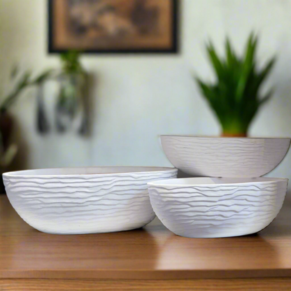 Gladys Boat Shape Planter Set (Set of 3)