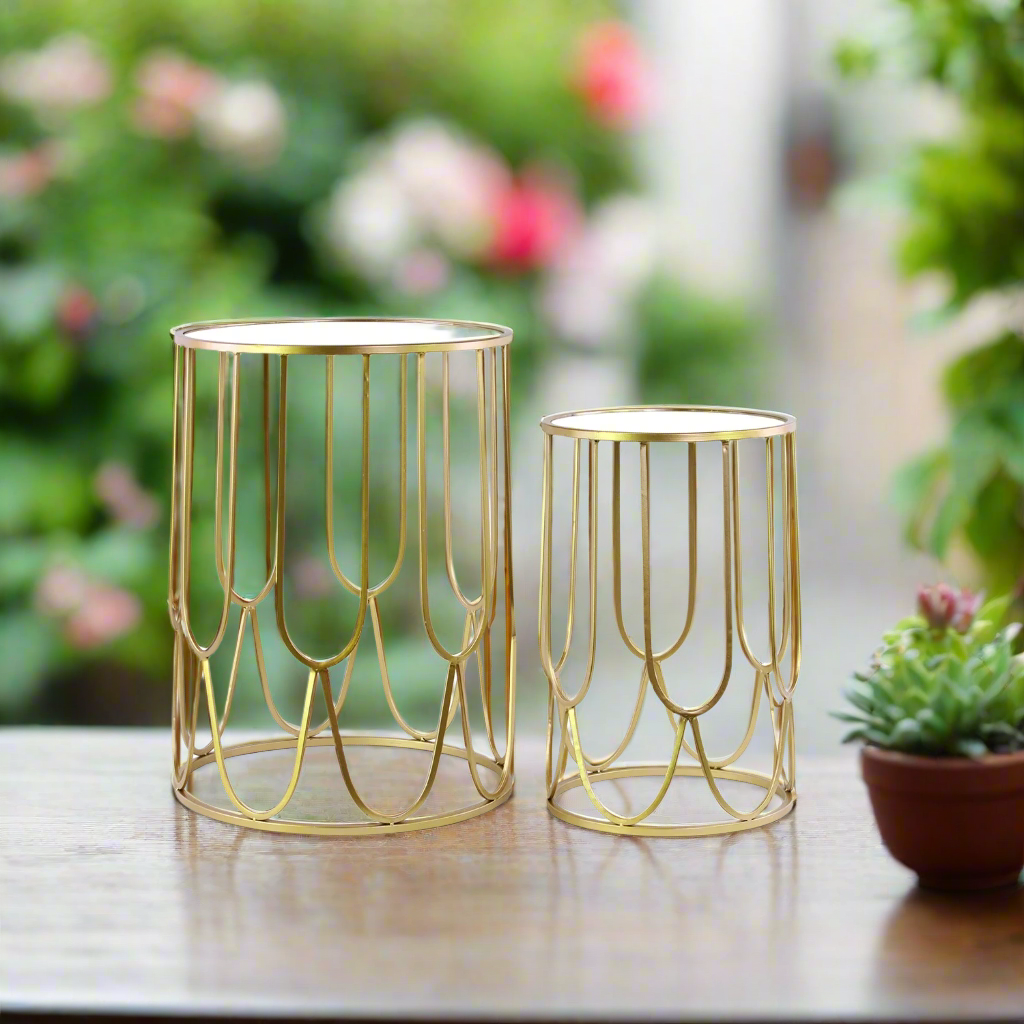 Serina Metal Nesting Accent Tables