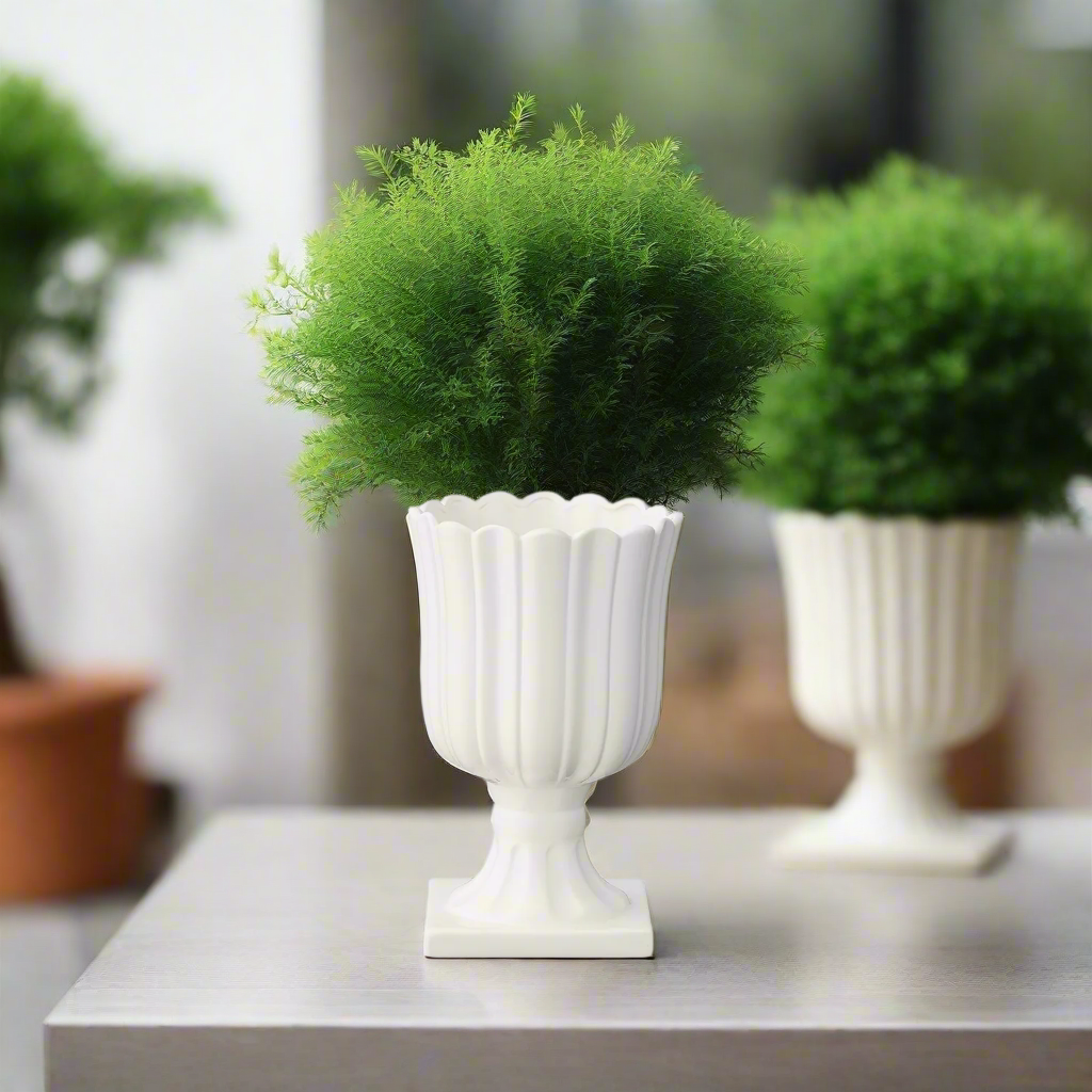 Clarisse Ceramic Tulip Urn Planter