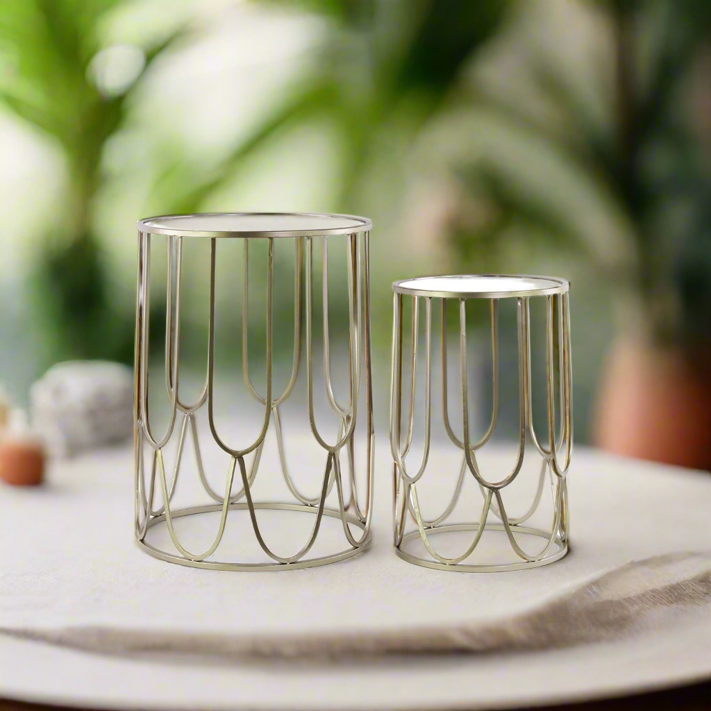Serina Metal Nesting Accent Tables