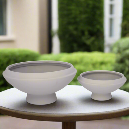 Ceyvon Terracotta Round Planter Set (Set of 2)