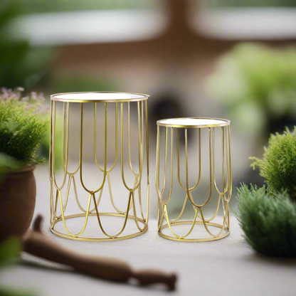 Serina Metal Nesting Accent Tables