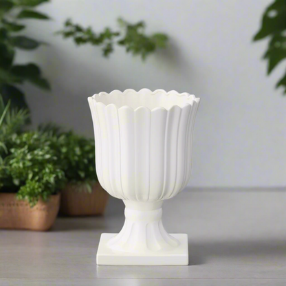 Clarisse Ceramic Tulip Urn Planter
