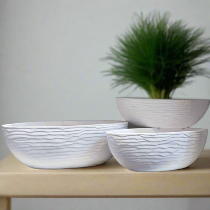 Gladys Boat Shape Planter Set (Set of 3)