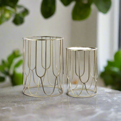 Serina Metal Nesting Accent Tables