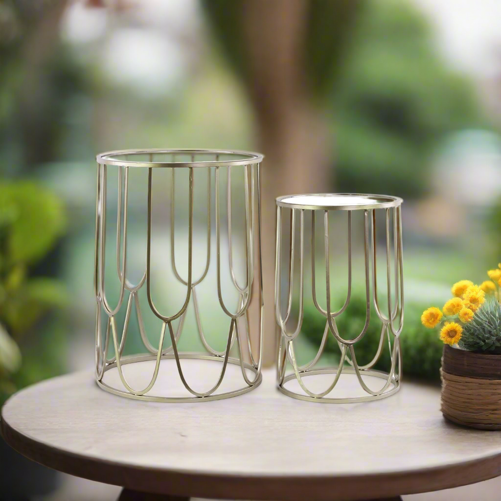 Serina Metal Nesting Accent Tables
