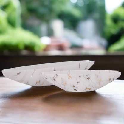 Darian Tapered Oval Cement Planter Set (Set of 2)