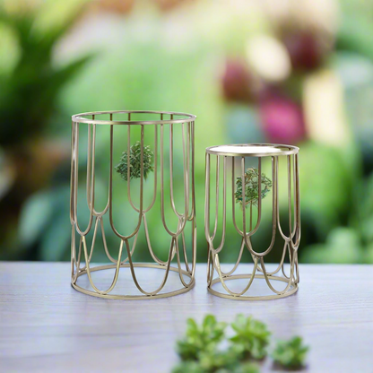 Serina Metal Nesting Accent Tables