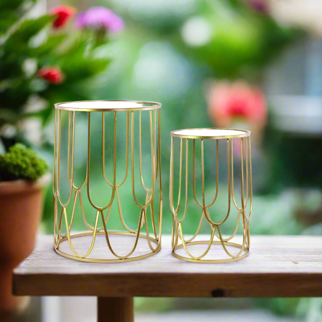 Serina Metal Nesting Accent Tables