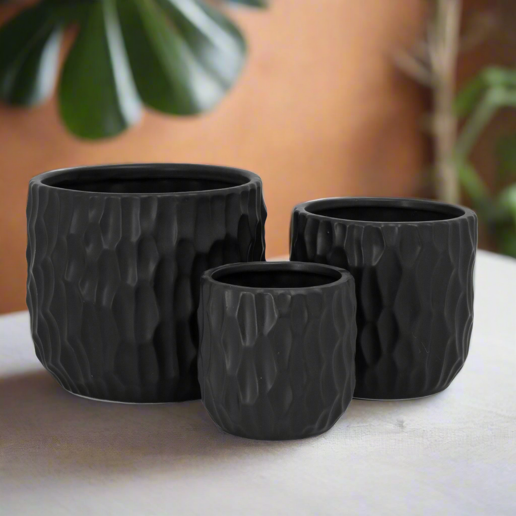 Vyne Ceramic Pot Set (Set of 3)