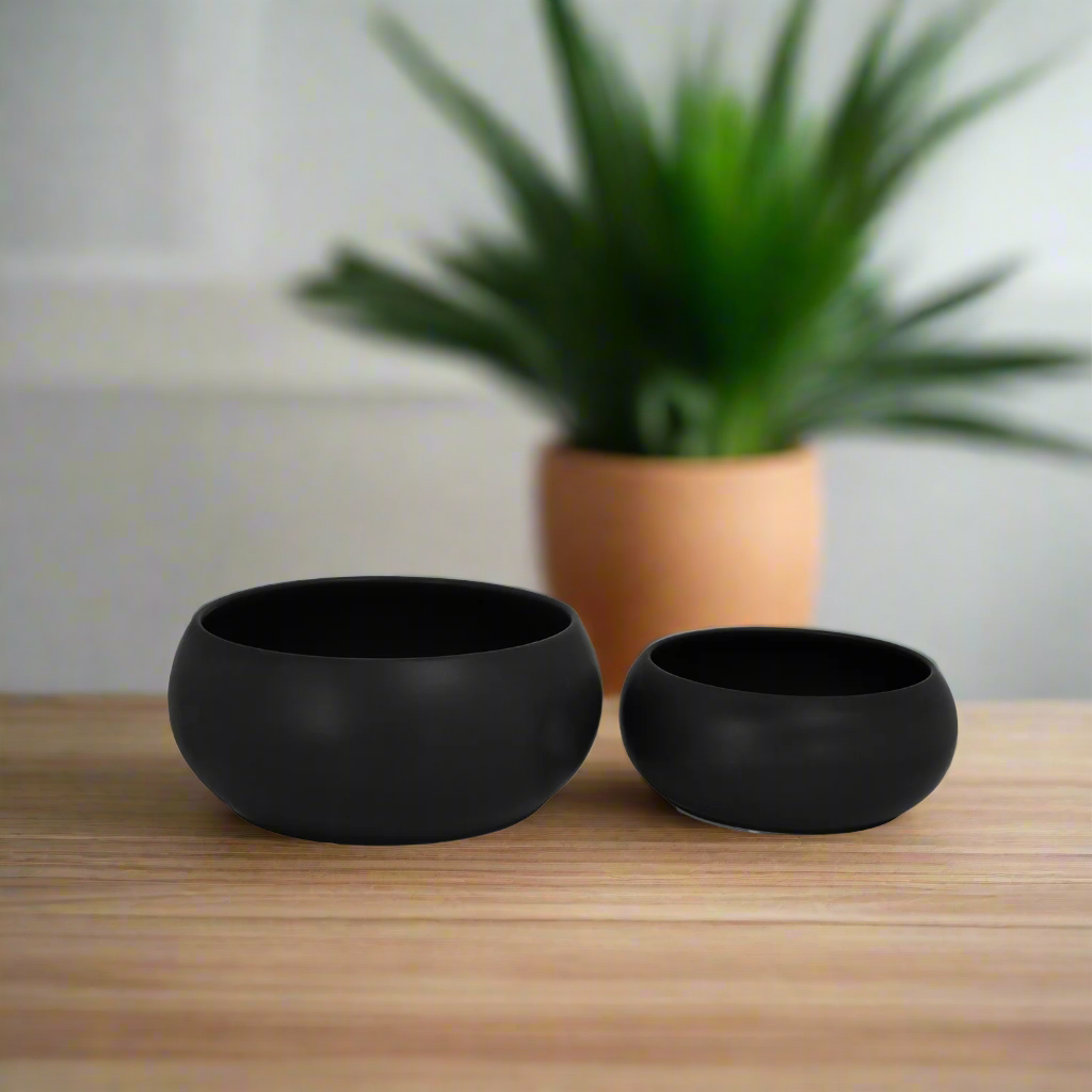 Lumia Stoneware Ceramic Pot (Set of 2)