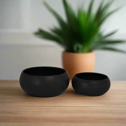 Lumia Stoneware Ceramic Pot (Set of 2)