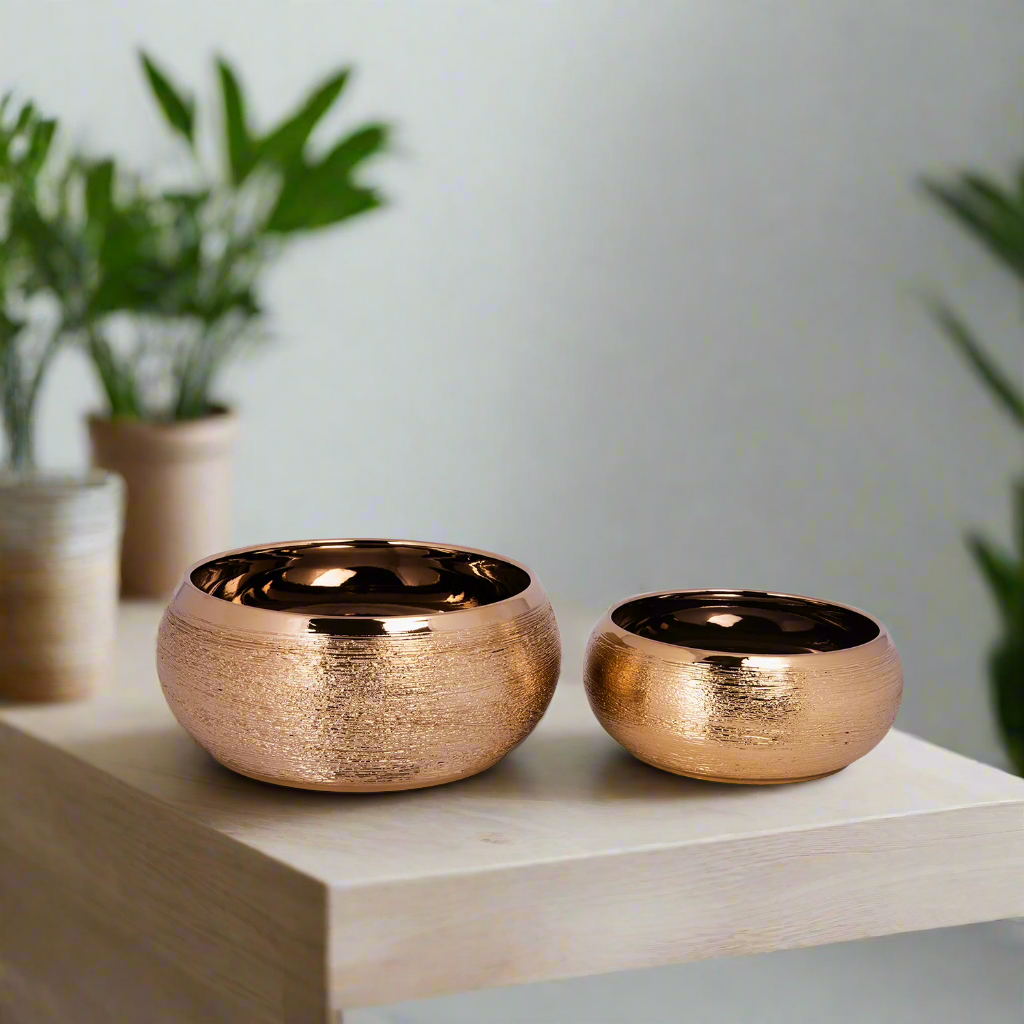 Lumia Stoneware Ceramic Pot (Set of 2)