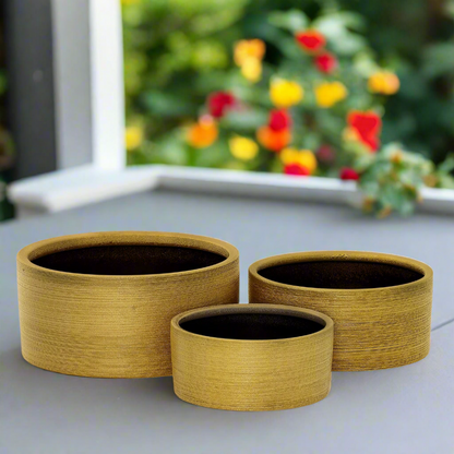 Serena Ceramic Round Pot (Set of 3)
