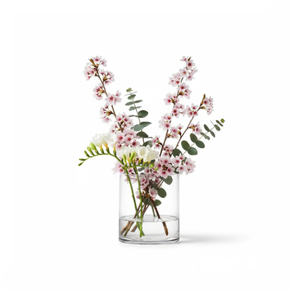 Jace Clear Glass Cylinder Vase
